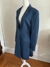 Vintage Carl Meyers Lexington Blazer Equestrian Style Classic Jacket Blue Sz M L