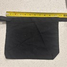 Creed 1760 Fragrance Dust Bag Black Canvas Gold Logo Drawstring Pouch 11x9