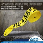 10 Pack Heavy Duty Flatbed Truck 4  X 30  Winch Tie Down Strap W loop End 5400lb