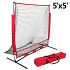 5   5  Commercial Grade Heavy Duty Baseball Practice Net   Pro-style Batting Tee