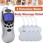 Electric Stimulation Pulse Muscle Massager Tens Unit Machine Therapy Pain Relief