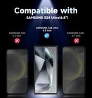 Magic John 2 Pack Galaxy S24 Ultra Tempered Glass Screen Protector Auto Dust-eli