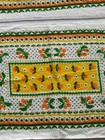 Vintage B d Kitchen Dish Towel Green Yellow Orange Set Of 2