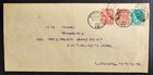 1904 New South Wales Australia Cover Ties 3 Stamps Cd Sydney-london