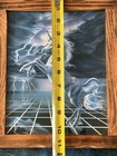 Vintage 1980 s Sue Dawe Unicorn Wooden Framed Pictures - Sue Dawe Carnival Prize