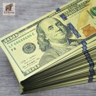 Wholesale Lot 500 Pcs New  100 Us Dollar Color Gold Notes Money Banknotes Crafts