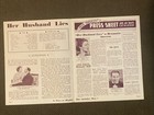 Her Husband Lies    -  Original 1937  Pressbook - Cortez - Gail Patrick