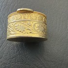 Vintage 1930   s Micro Mosaic Gold Tone Pill Box Petite Daisy Floral Italian 