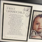 First Grandchild Photo Frame With Poem- Gift For First Time Grandparents