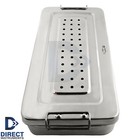 Dental Surgical Instrument Box Cassette Autoclave Sterilization Container 12  