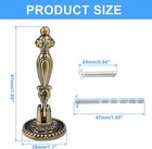 6 Pack Antique Tear Drop Pulls Vintage Cabinet Drawer Decorative Pull Handles