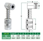 Locknlube 90 Degree Grease Coupler Adapter