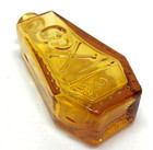 Vintage Wheaton Glass Co Nj Mini Coffin Skull Poison Bottle Reproduction 3 Inch