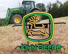 Vivid Led John Deere Farm Tractor Equipment 24 x20  Neon Sign Light With Dimmer