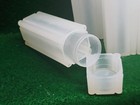 10 Coin Tubes Us Dime 10 Cent Roll Archival Square Stacker Snap Tite Lid New