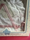 Vintage Tiny Treasures Heirloom Lace Baby Bonnet Girl Pink New 