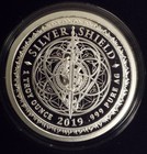 2019 Don t Be Evil 1 Oz  Silver Shield Proof Medallion Mini Mintage W box  Coa