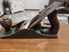 Vintage Stanley Bailey No 4 1 2 Corrugated Bottom Wood Plane  top 