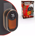 Handy Heater 3296 Btu 800-   watt 7 In Copper Core Plug-   in  Ceramic Space Heater