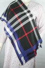 Auth Burberry Scarf Shawl Stole Wrap 100  Cashmere Multicolor Used