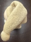 Vtg Wood Gnome Style Figure Big Foot Hand Painted Label Japan Felt Fur Christmas