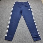 Nwt Adidas Originals Mens L Night Indigo 3-stripe Jogger Sweatpants Ke3561