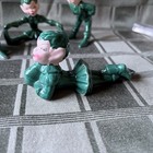 Vtg    lot Of 4 Gilner Ceramic Pixie Elf Figurines Green Japan Mcm Kitschy Nice     