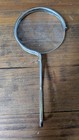 Vintage Industrial Wire Frame Handheld Magnifying Glass Continuous Metal Loop 3x
