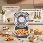 Electric Pizza Maker Oven Indoor 12 Inch Indoor Countertop Pizza 1200w 800  f