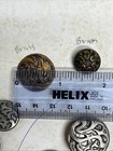 Lot Of 28 Antique Metal And Brass Buttons Floral And Leaf Swirls Some Paisley
