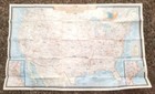 National Geographic Original 1961 Historical Map The Conterminous United States