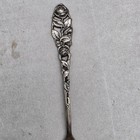 Vintage Antiko 800 Silver Hildesheimer Rose Pickle Fork German Hallmark 12g 4 2 