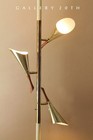 Rare  Vtg Mid Century Laurel Lamp Danish Modern Tension Pole Lamp  Teak Mcm Barr