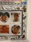 Vtg Baby Photo Frame Multiple Pictures Collection