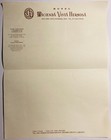 Mexico Hacienda Vista Hermosa Blank Letterhead Stationery Vintage Mexican 1 Page