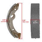 Set Of Caltric Brake Shoe For Ezgo Golf Cart Mpt 800 1200