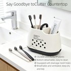 Premium Toothbrush Holders And Toothpaste Stand For Bathroom  High-capacity K   