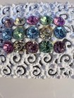 Vintage Never Used Shoes Clipscolorful 50   s Stones Lot