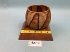Early 20th Century  California Mission Indian Basket  4 1 4  Diameter  3  Tall