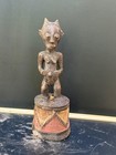 Rare Vintage Tabwa Ancestor Figure Bell  nkisi  Democratic Republic Of Congo 13 