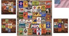 Antique Metal Signs - 35pc Vintage Gas Oil Advert Collection