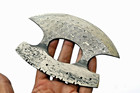 Custom Made Hand Forged Damascus Steel Blank Blade Alaskan Ulu Chef Knife 2516