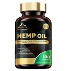 Hemp Oil Capsules 750mg 100ct 100 Day Supply-relaxes Body   Mind-focus   Clarity