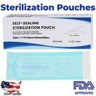 Self Sterilization Pouches Pouch Autoclave  Sterilizer Bags Dental Tattoo Nail