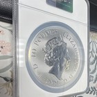British Royal Mint 2021 Queen s Beasts White Horse 10oz  9999 Silver Ngc Ms69