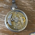 New Haven Mechanical Clip-on Metal Pedometer Step Counter Silver Walking