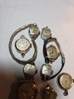 Vintage Ladies Wristwatch Lot Of 9  Some Run  Some Gold Filled
