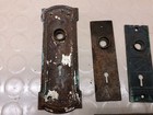 Antique Vintage Ornate Door Backplate Plate  Old  Keyhole  Art Deco Victorian A
