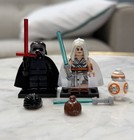 Lego Star Wars Rey Kylo Ren Bb-8 Custom Printed Minifigure Lot