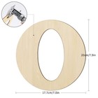 8 Inch Wooden Letter Welcome  Large Wooden Letter  Unfinished Wood Letters    w   